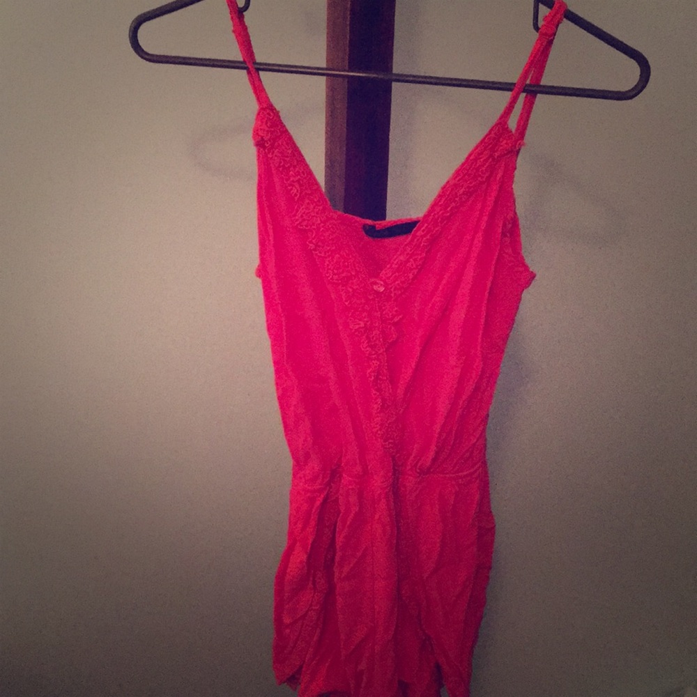 Pink romper